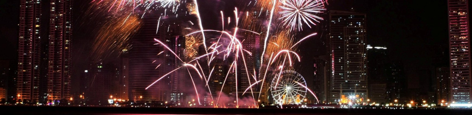 Al Qasba marks the New Year with dazzling fireworks